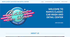 Desktop Screenshot of napaclassiccarwash.com
