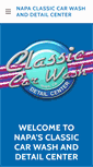 Mobile Screenshot of napaclassiccarwash.com